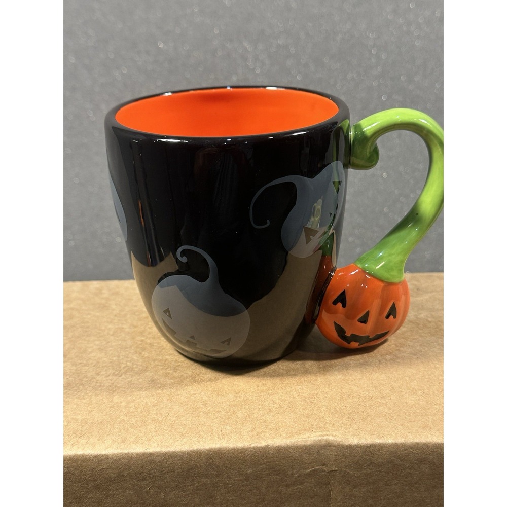 happy halloween ceramic pumpkin Coffee Mug